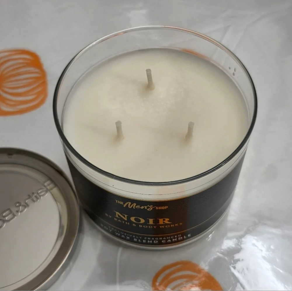 Bath & Body Works Men's Noir 3-Wick Candle NEW RARE / Safe Shipping